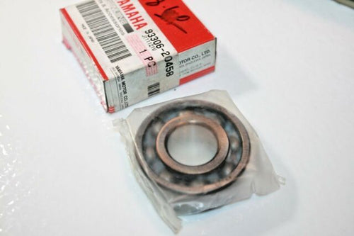 Genuine OEM Yamaha Deep Groove Radial Ball Bearing (1GJ) - 93306-20458-00 — catalogue reference photo