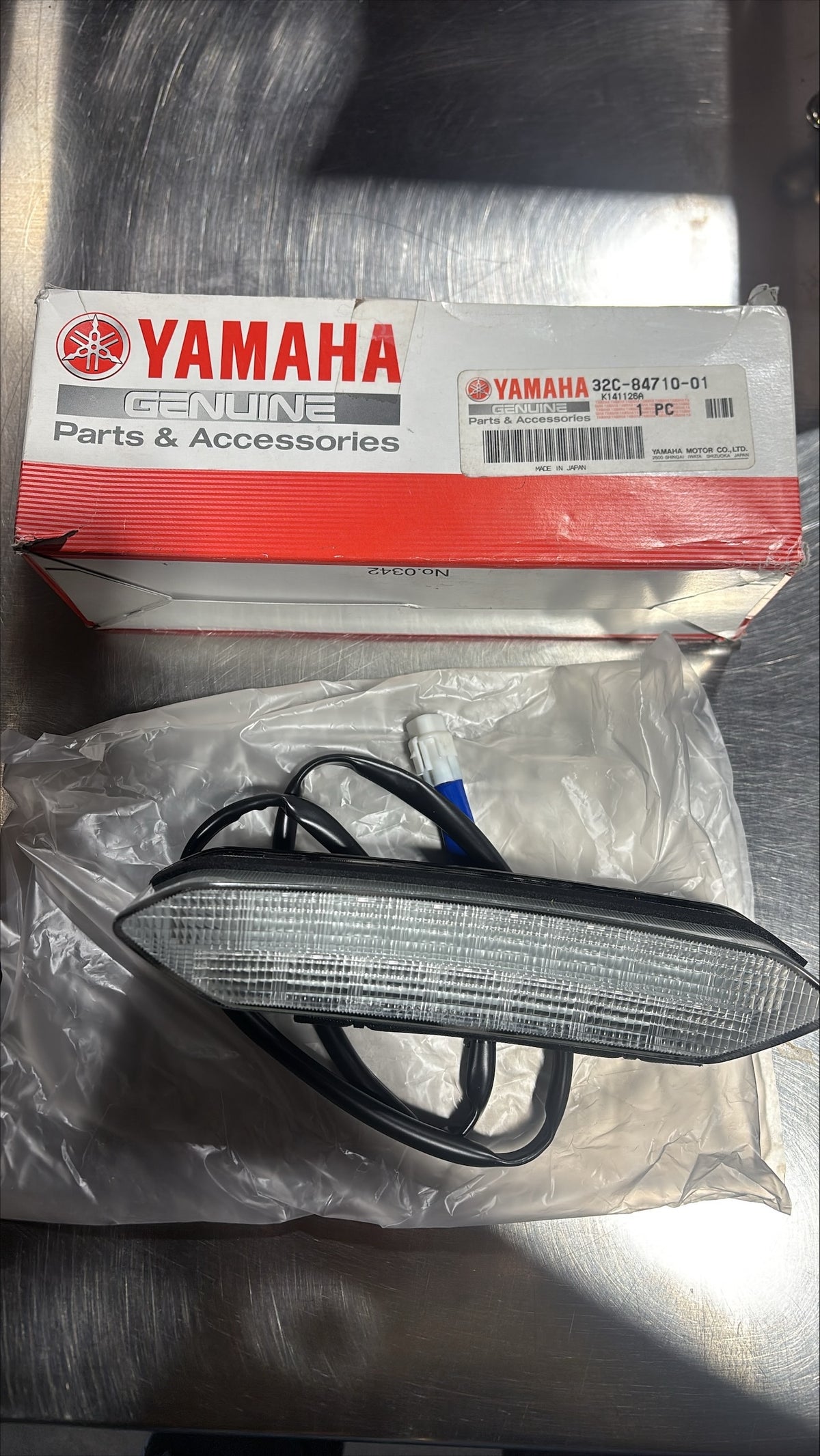 Yamaha Genuine OEM Dual-Sport Taillight Unit Assembly | 32C-84710-01-00