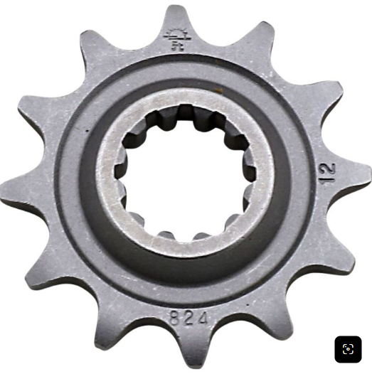 JT Sprockets Steel Front Countershaft Drive Sprocket (12-Tooth / 520 Pitch) — Part #JTF824.12