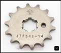 JT Sprockets Steel Front Countershaft Drive Sprocket (14-Tooth / 420 Pitch) — Part #JTF546.14 (13144-1022)