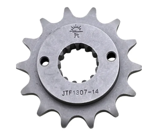 JT Sprockets Steel Front Countershaft Drive Sprocket (14-Tooth / 520 Pitch) — Part #JTF1307.14 (23801-MBN-670)