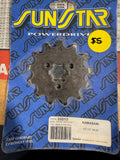 Sunstar Powerdrive Steel Front Countershaft Sprocket (13-Tooth / 520 Pitch) — Part #33213