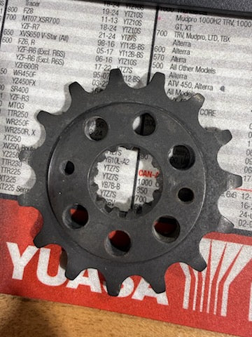 Supersprox Powerdrive Steel Front Countershaft Sprocket (15-Tooth / 520 Pitch) — Part #CST-512:15.2