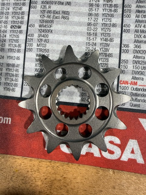 Sunline SL-1 Steel Front Countershaft Sprocket (12-Tooth / 520 Pitch) — Part #0326-520-12