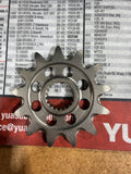 Sunline SL-1 Steel Front Countershaft Sprocket (13-Tooth / 520 Pitch) — Part #0326-520-13 (23803-KS6-700)
