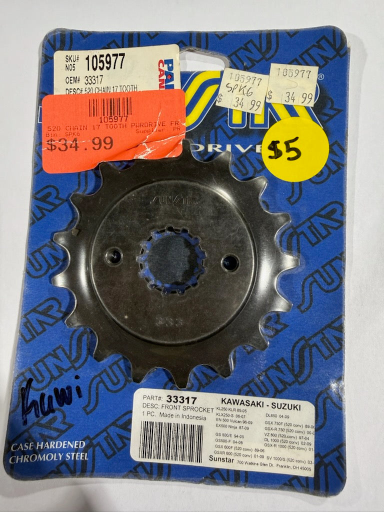 Sunstar 520 Powerdrive Steel Front Sprocket | 33317
