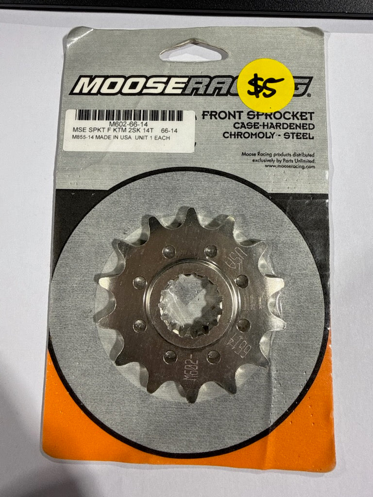 Moose Racing Steel Front Countershaft Drive Sprocket | M602-66-14