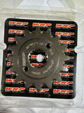WRP Works Racing Parts Steel Front Countershaft Drive Sprocket - 16-Tooth / 520 Pitch (Part Number: WF 9419-16)