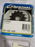 Renthal 420 Grooved Steel Front Countershaft Sprocket - 14-Tooth (Part Number: 461--420-14GP)