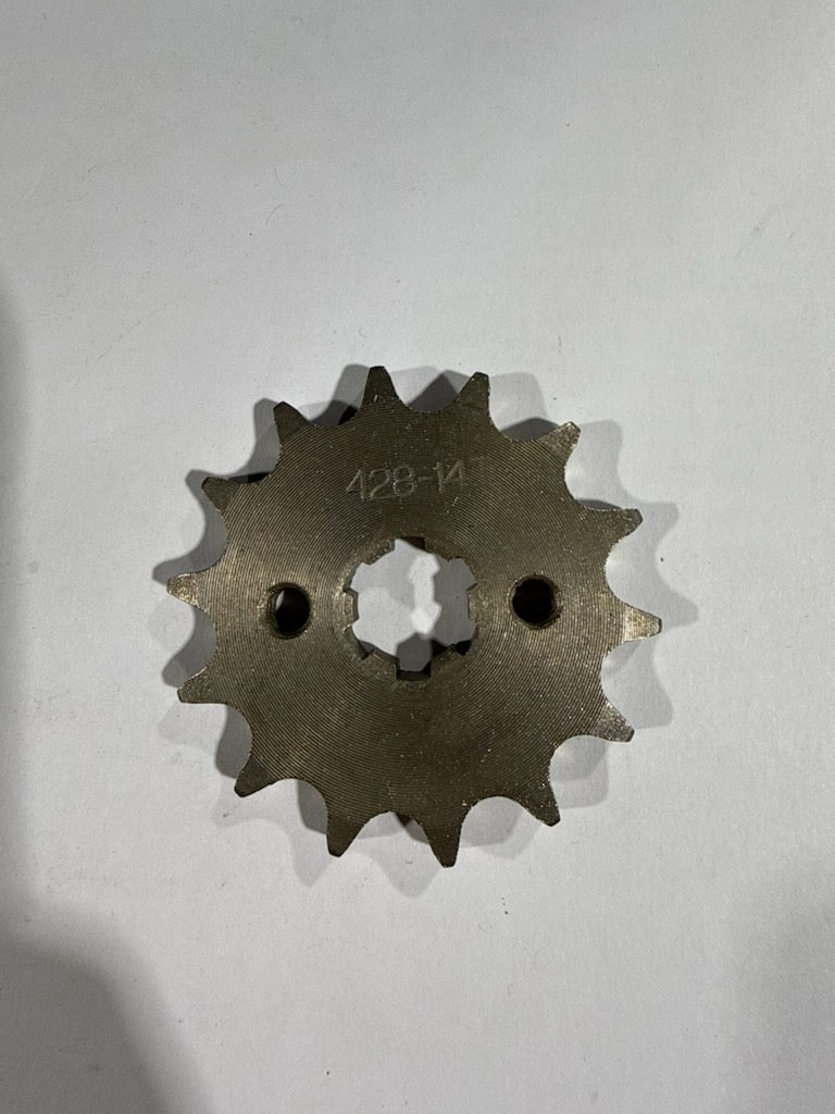 Steel Front Countershaft Drive Sprocket - 14T / 428 Pitch (Part Number: 10-0314-14 / JTF259.14)
