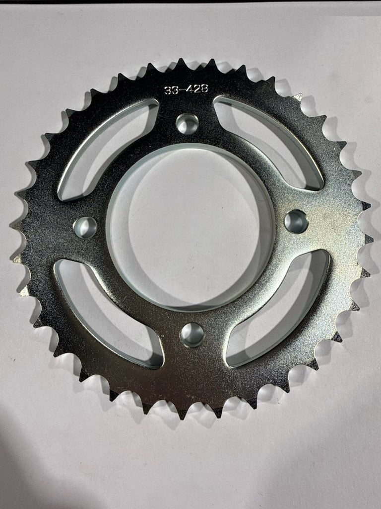 Suzuki Genuine OEM Rear Drive Sprocket - 33T / 428 Pitch (Part Number: 64511-14H00)