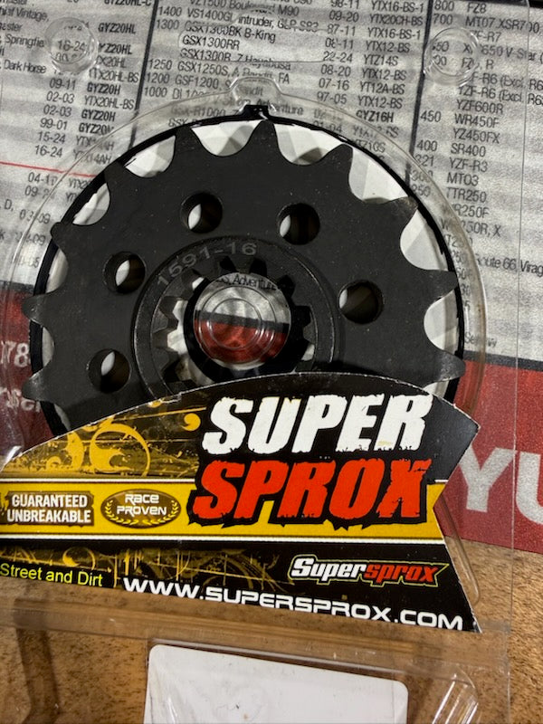 Supersprox Powerdrive Steel Front Countershaft Sprocket (16-Tooth / 525 Pitch) — Part #CST-1591:16.2