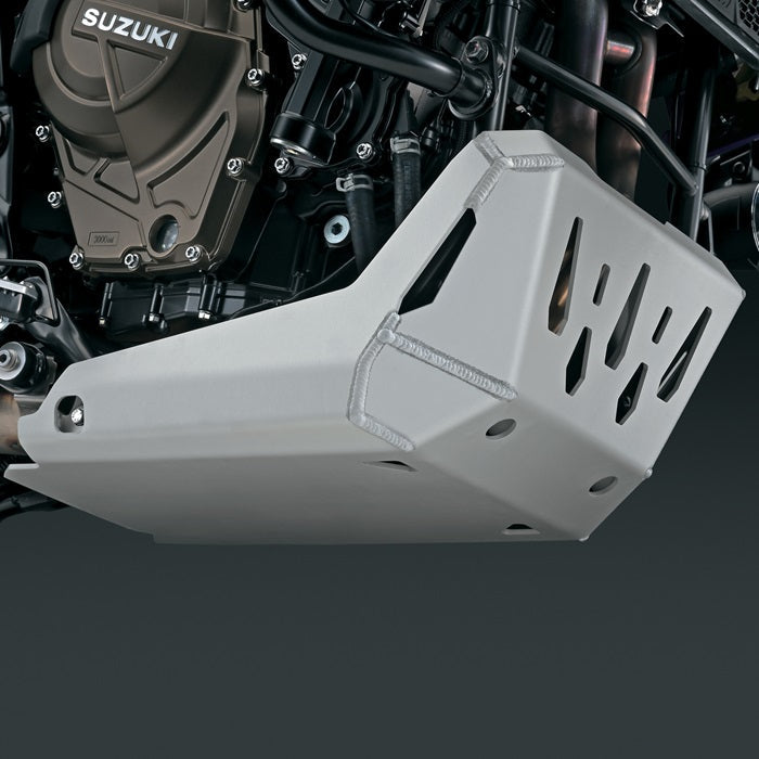 Suzuki 42500-25810 aluminum skid plate on V-STROM 800DE